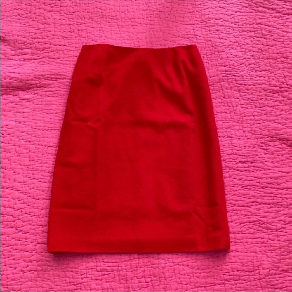 Escada Elegant Red Women's  wool Skirt, S
